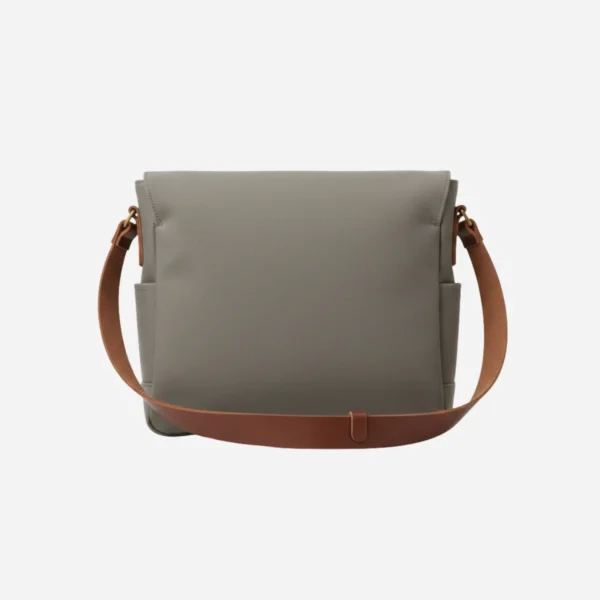 bag canvas gray classic back