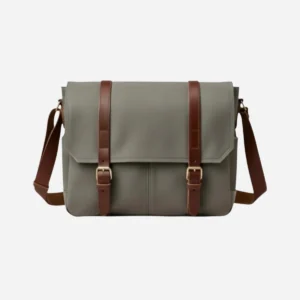 bag canvas gray classic front