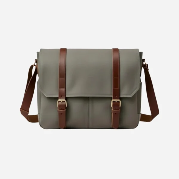bag canvas gray classic front