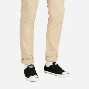 canvas sneaker model left
