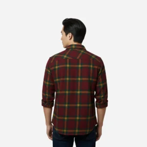 flanel red back
