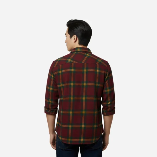 flanel red back