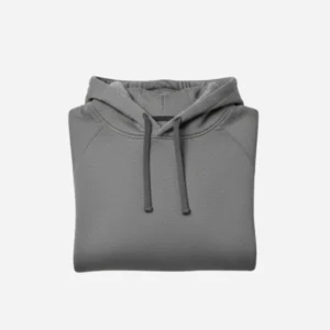 hoodie gray light folded