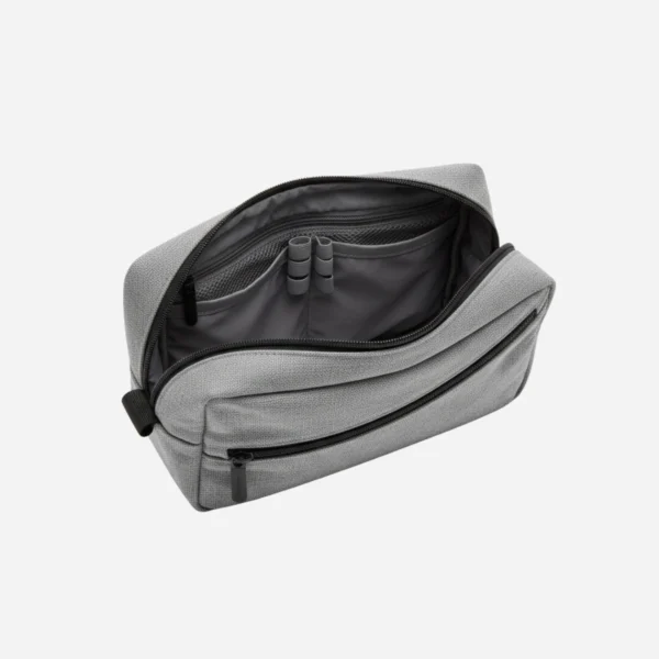 pouch bag canvas open