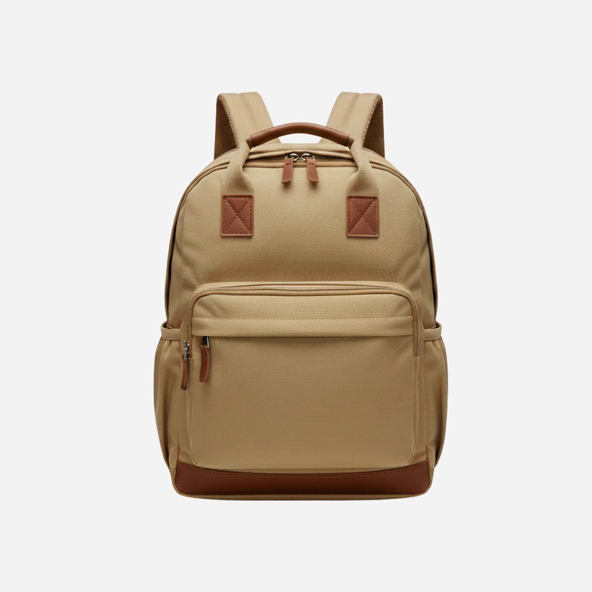 rangsel bag canvas light brown front