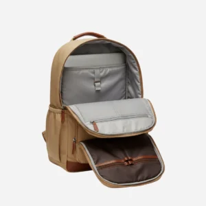 rangsel bag canvas light brown open
