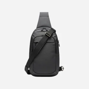 sling bag gray front