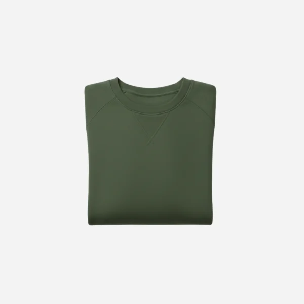 sweatshirt solid color folded