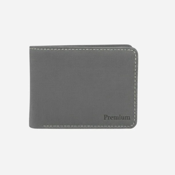 wallet canvas light gray front